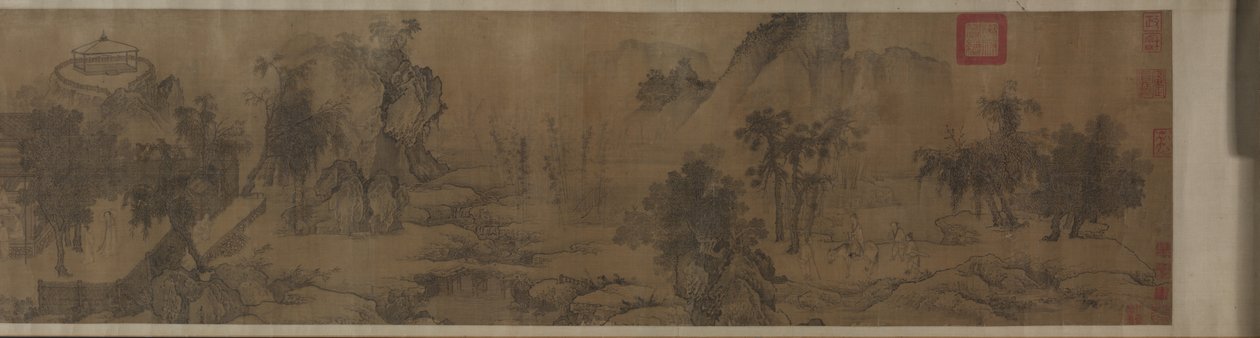 Os Tao Yuanmings voltam para casa, anos 1300. de Unbekannt