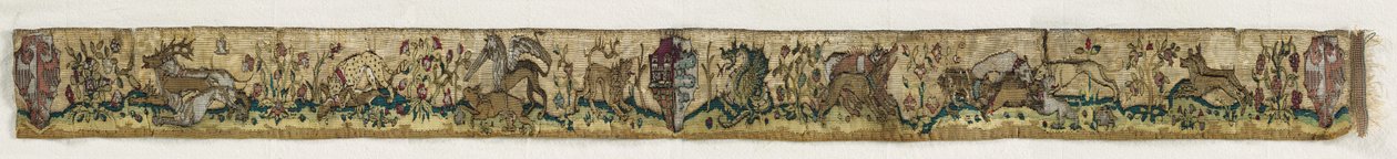 Borda de tapeçaria, 1400-1450. de Unbekannt