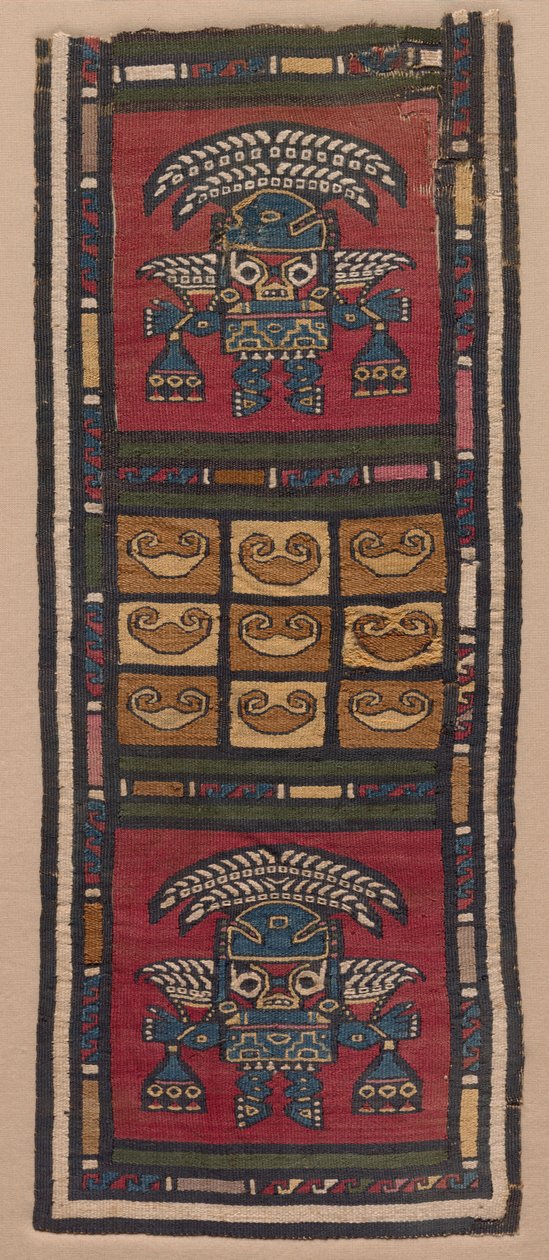 Fragmento de tapeçaria, 700-1370s. de Unbekannt