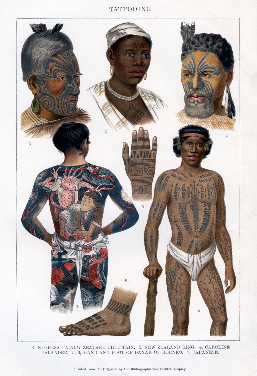 Tatuagem, 1800-1900 de Unbekannt