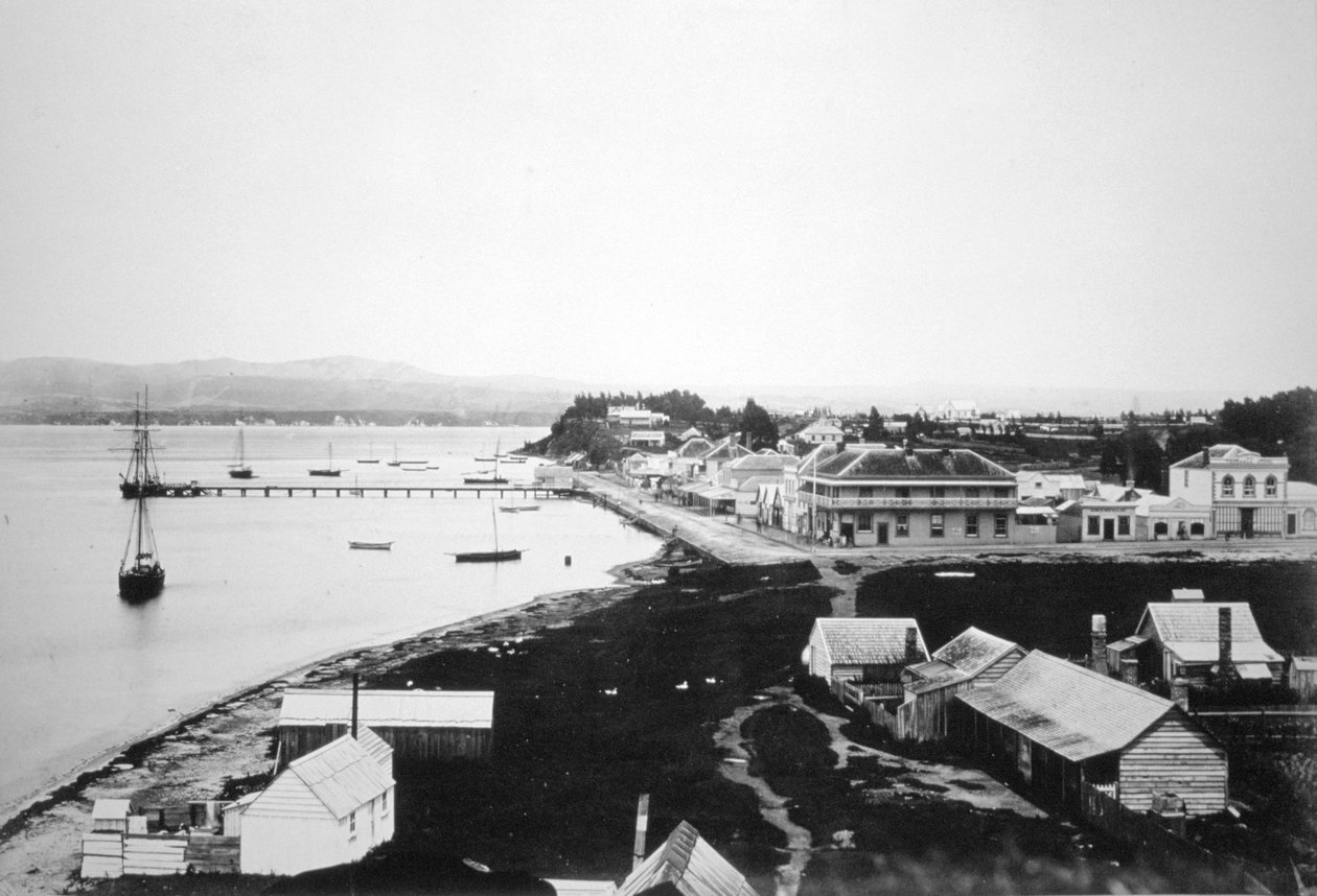 Tauranga, Bay of Plenty, Ilha Norte, Nova Zelândia, 1875 de Unbekannt