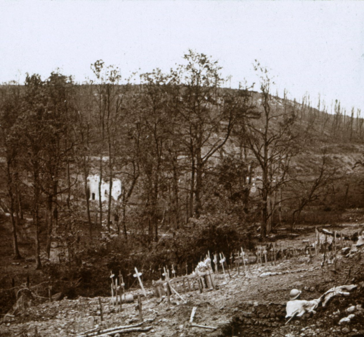 Forte de Tavannes, Verdun, norte da França, c1914-c1918 de Unbekannt