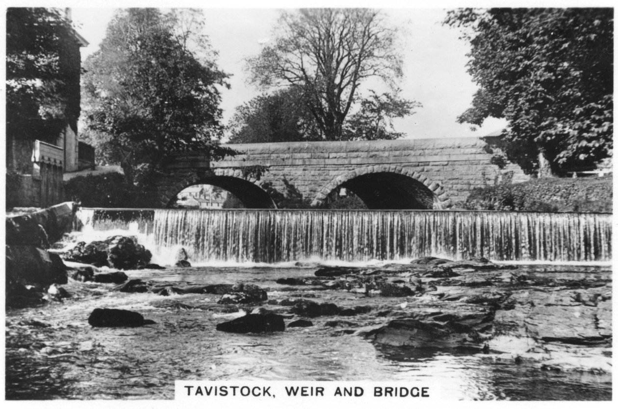 Tavistock, açude e ponte, 1937 de Unbekannt
