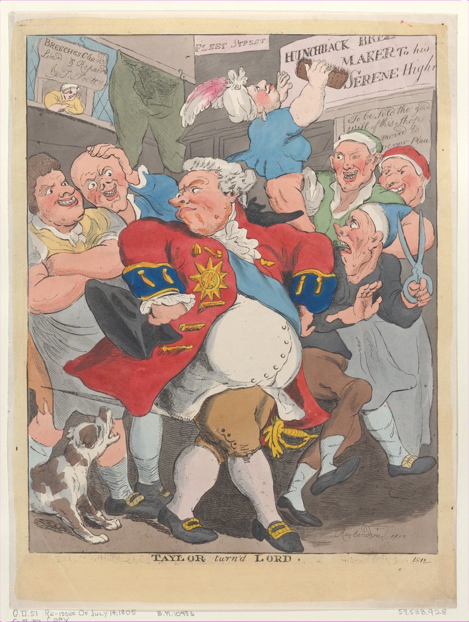Taylor virou Lord, 1812., 1812. de Unbekannt