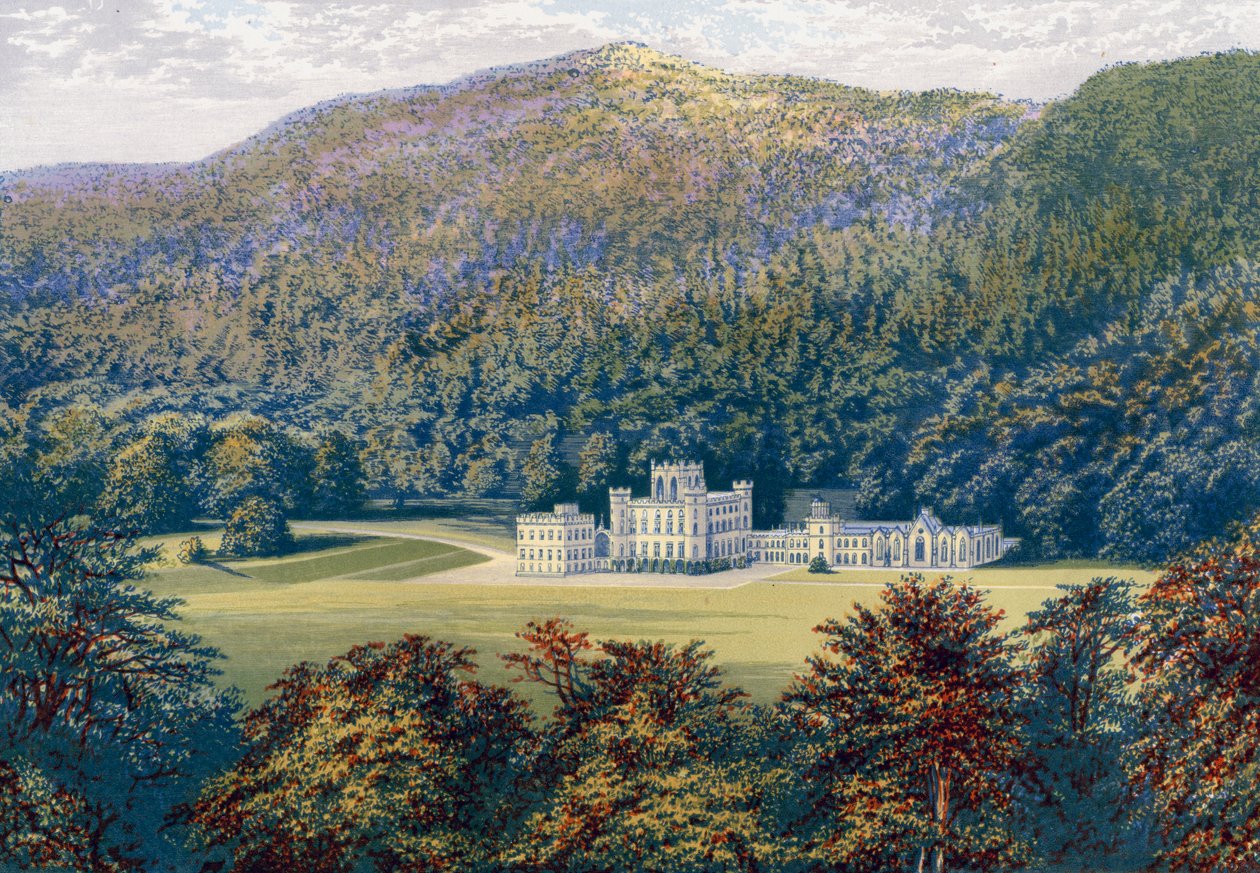 Castelo de Taymouth, Escócia, final do século XIX de Unbekannt
