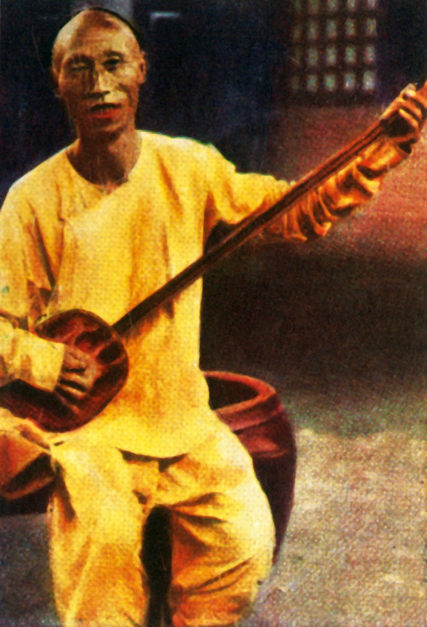 Músico da casa de chá, China, c1928. de Unbekannt