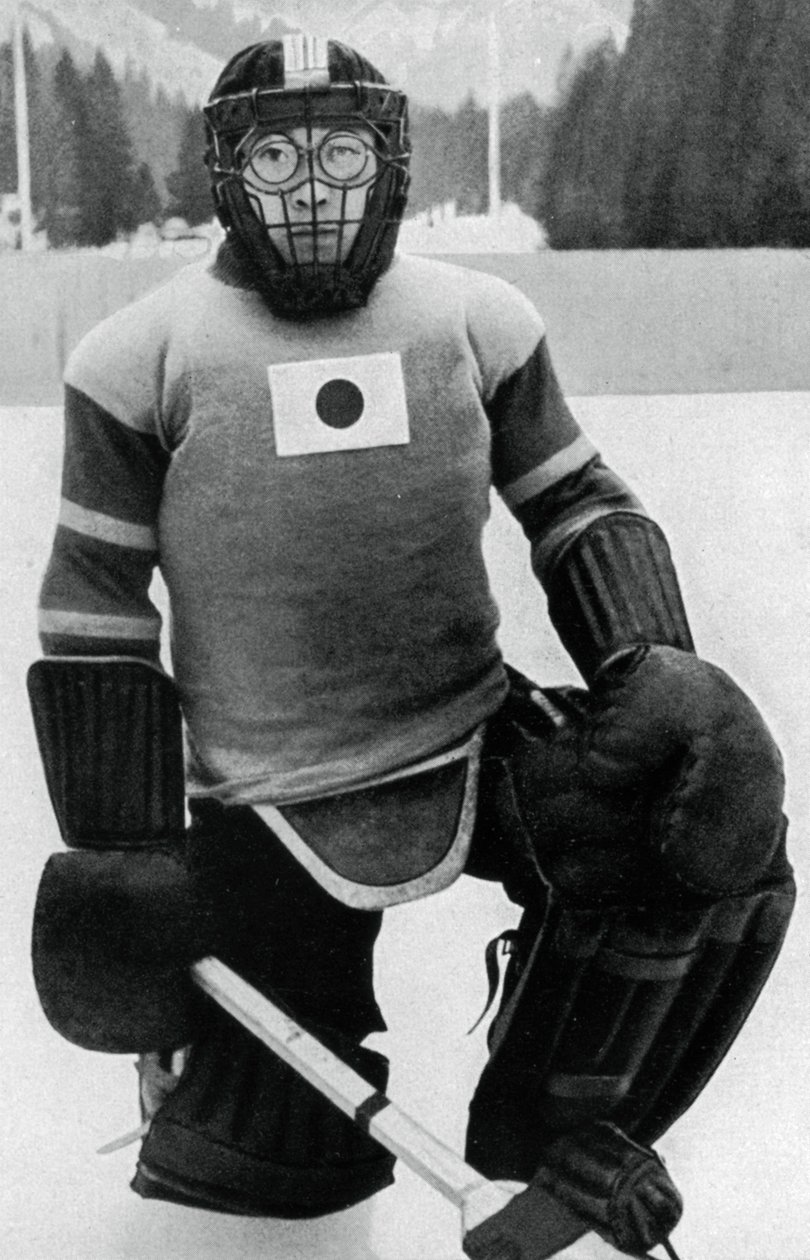 Teiji Homna, time de hóquei no gelo do Japão, Jogos Olímpicos de Inverno, Garmisch-Partenkirchen, Alemanha, 1936 de Unbekannt