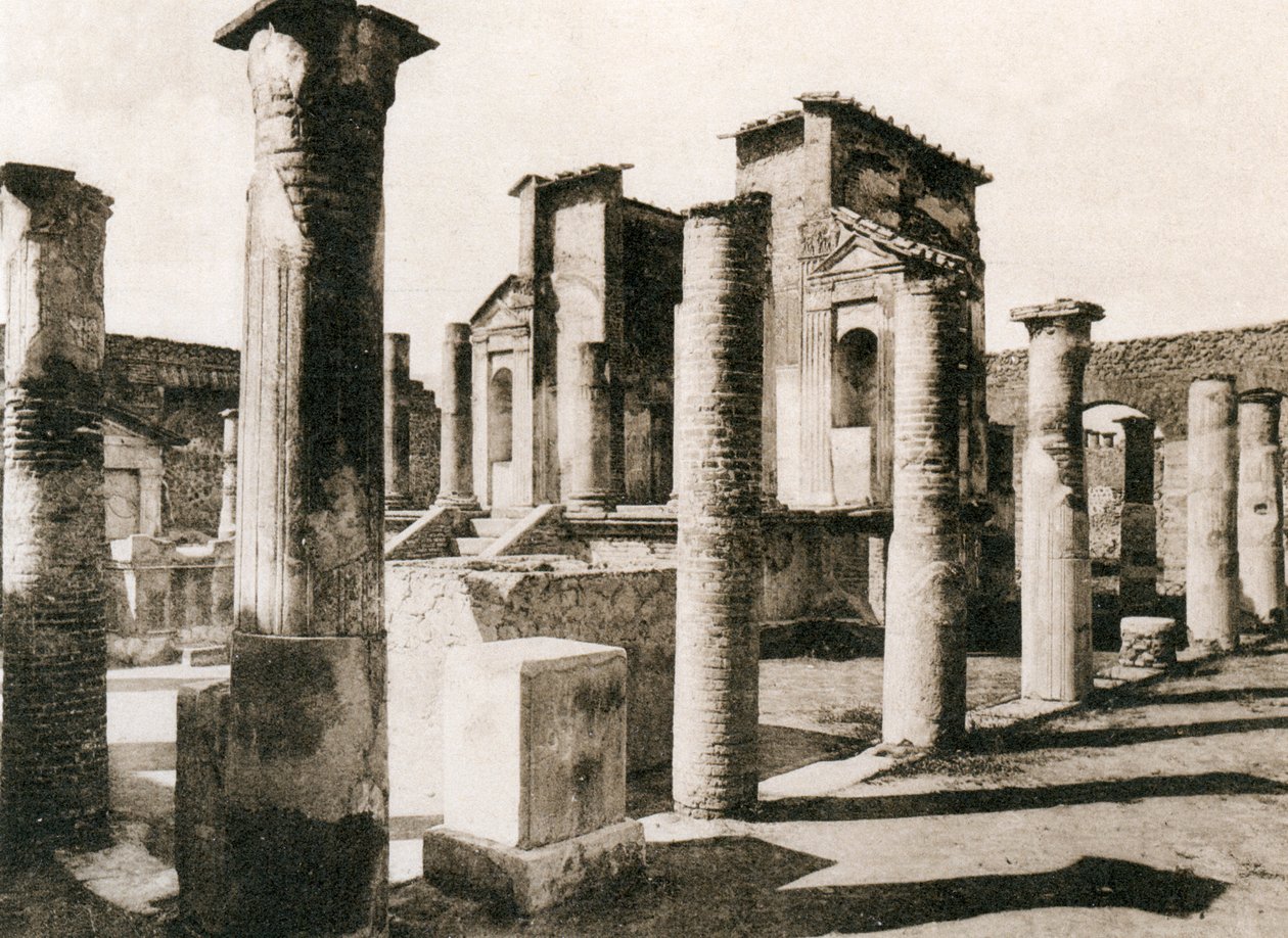 Tempio d&39;Iside, Pompéia, Itália, c1900s de Unbekannt