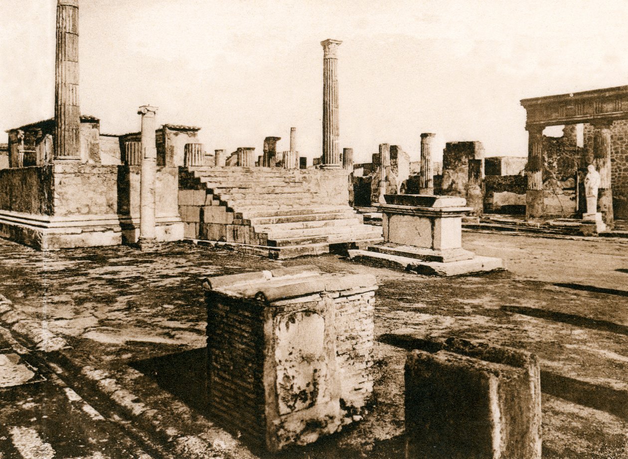 Tempio di Giove, Pompéia, Itália, c1900s de Unbekannt