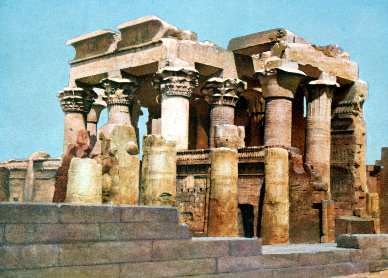 Templo de Kom Ombo, Egito, século 20 de Unbekannt