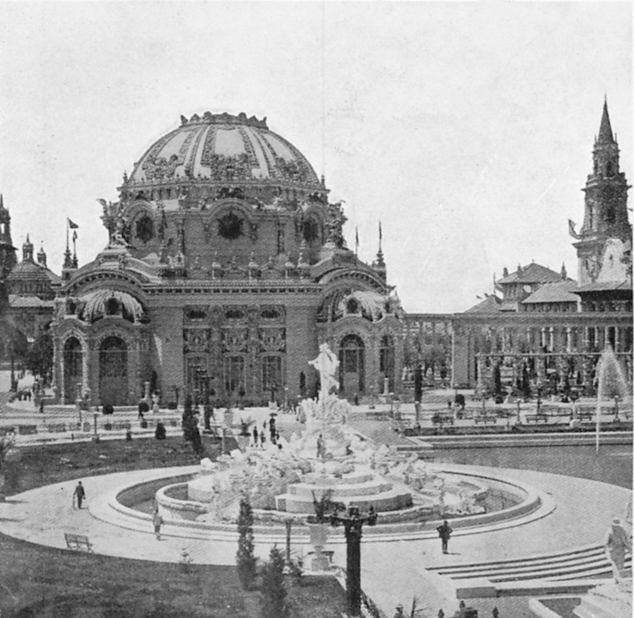 Templo da Música na Exposição Pan-Americana de Buffalo, 1901 de Unbekannt