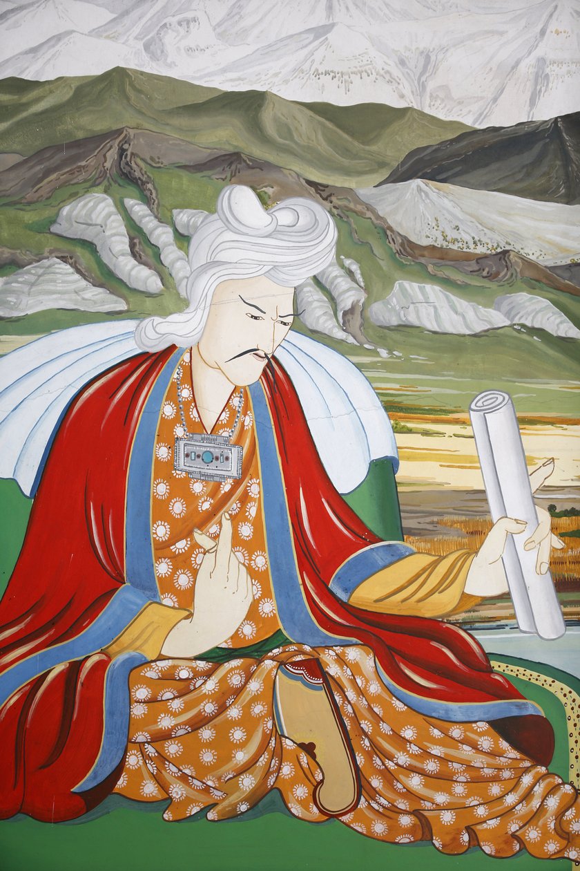 Templo da congregação dos Mil Budas Dashang Kagyu Ling Representação do precioso ministro, La Boulaye, França de Unbekannt