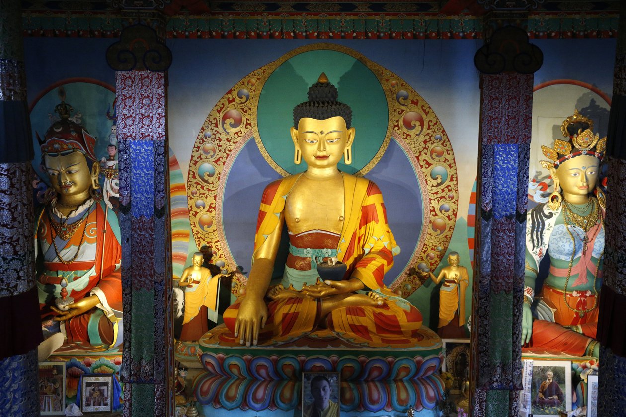 Templo da congregação dos Mil Budas Dashang Kagyu Ling Shakyamuni Buda, La Boulaye, França de Unbekannt