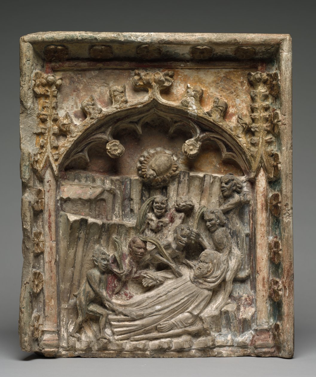 Tentação de Santo Antônio do Egito, c. 1400s. de Unbekannt