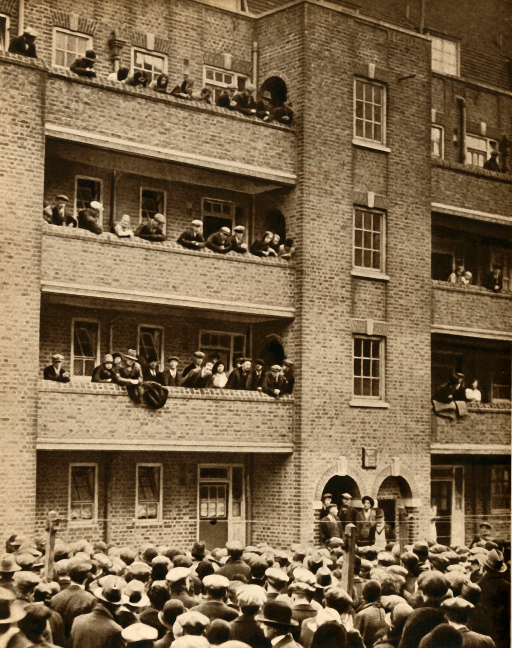 Os inquilinos alugam greve, Peckham, sudeste de Londres, 1931, 1933. de Unbekannt