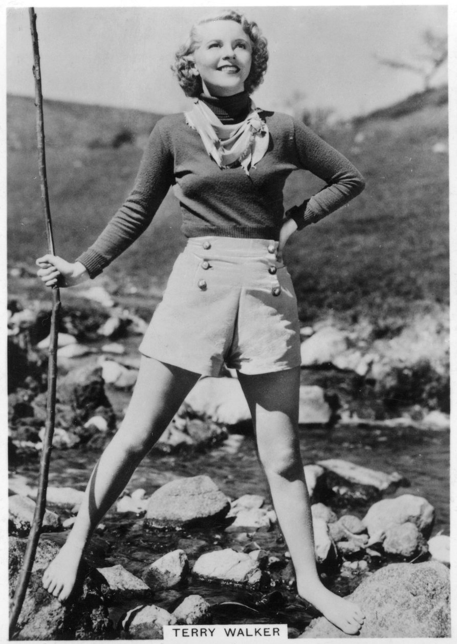 Terry Walker, atriz de cinema americano, c1936-c1939 de Unbekannt