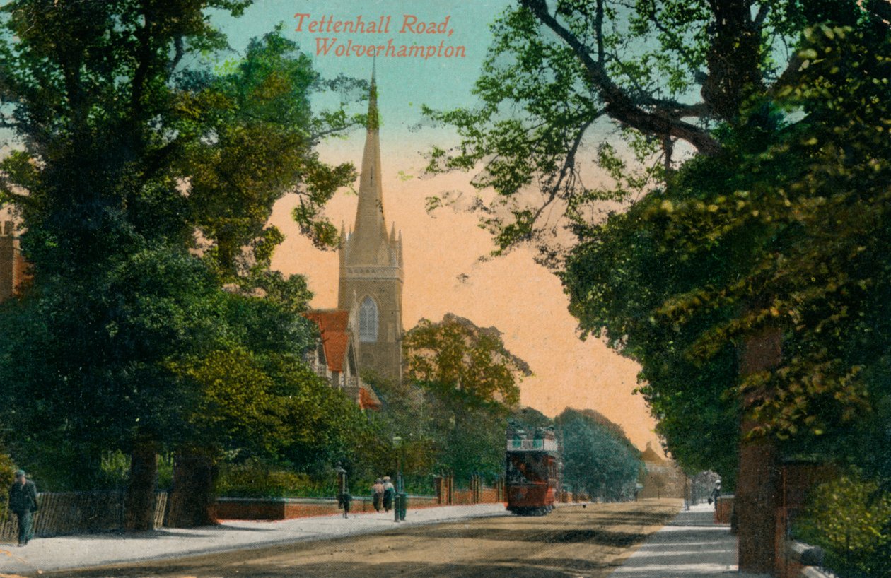 Tettenhall Road, Wolverhampton, c1905 de Unbekannt