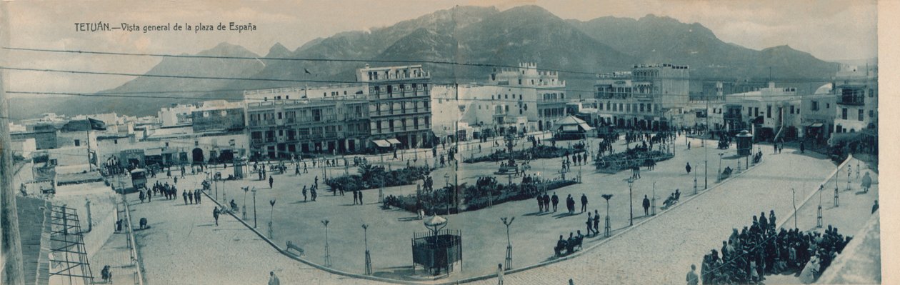 Tetuão - Vista geral da Plaza de Espana, c1910. de Unbekannt