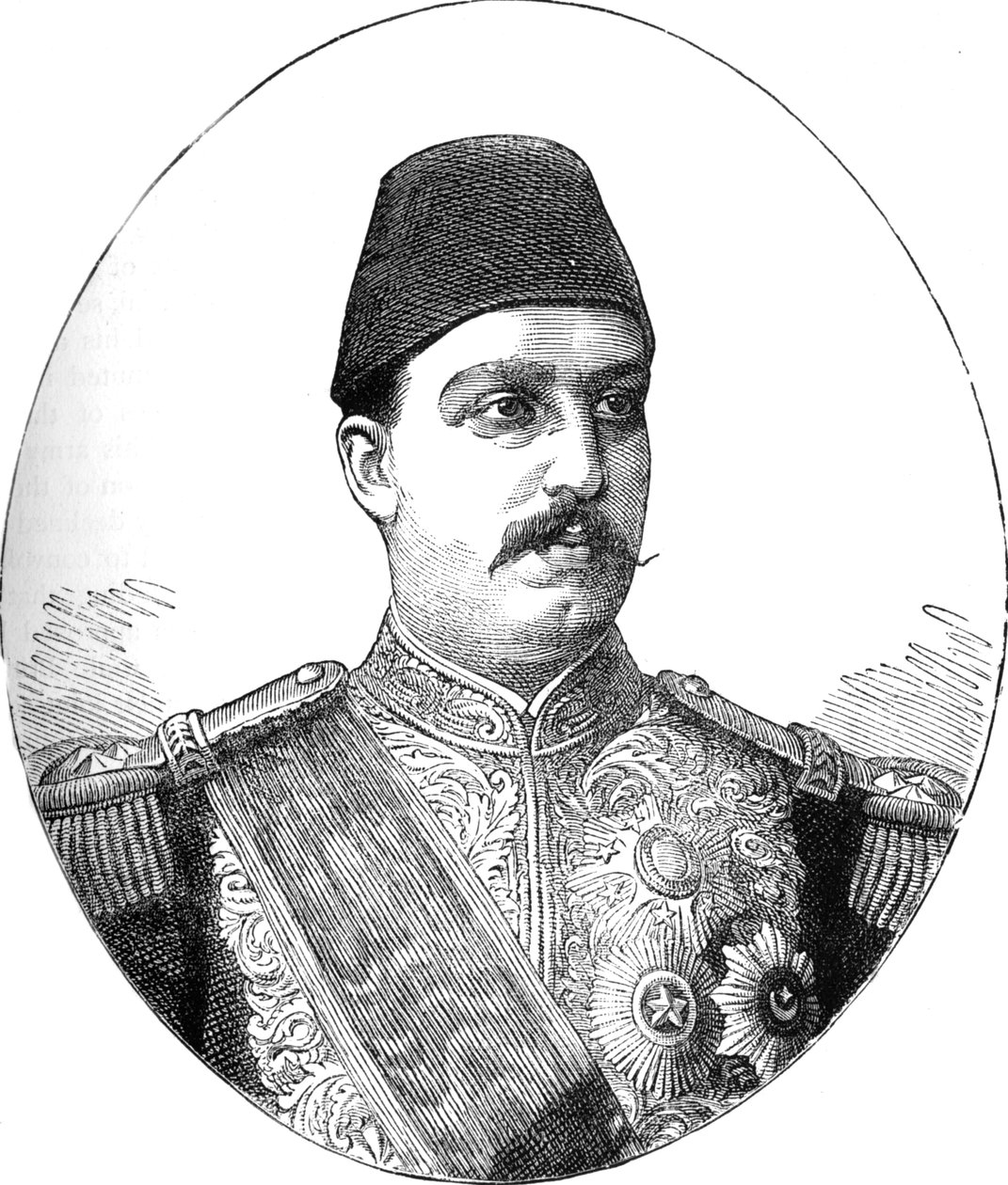 Tewfik, Quedive do Egito, c1882 de Unbekannt