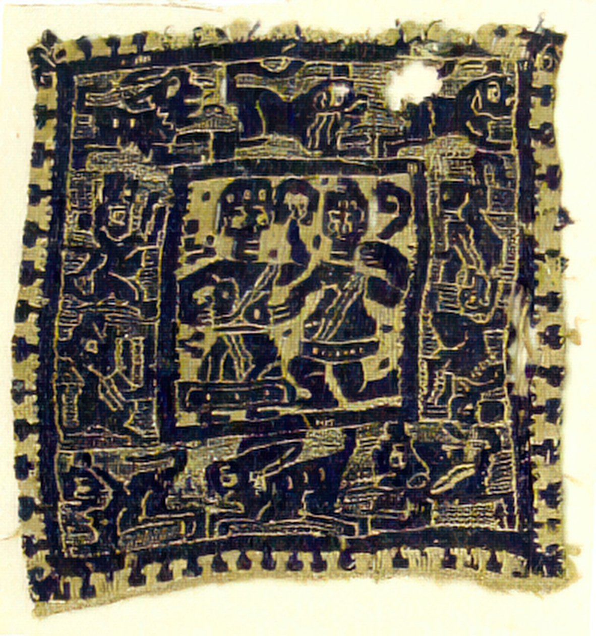 Fragmento têxtil, copta, início do século VI. de Unbekannt