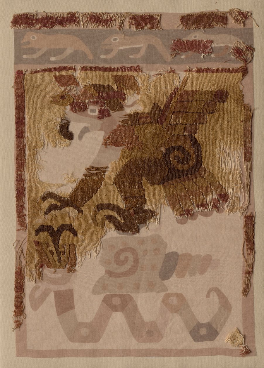 Fragmento Têxtil, c. 50-650. de Unbekannt