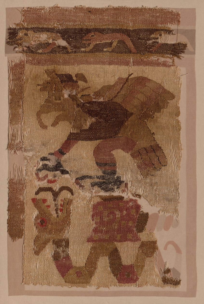 Fragmento Têxtil, c. 50-650. de Unbekannt