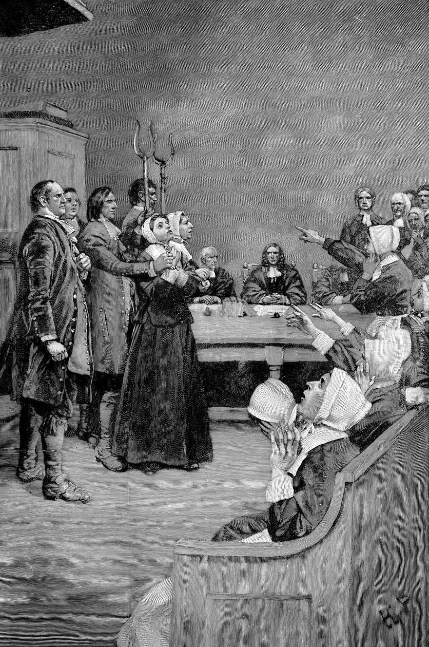 TheTrial of a Witch, América, século XVII, 1882 de Unbekannt