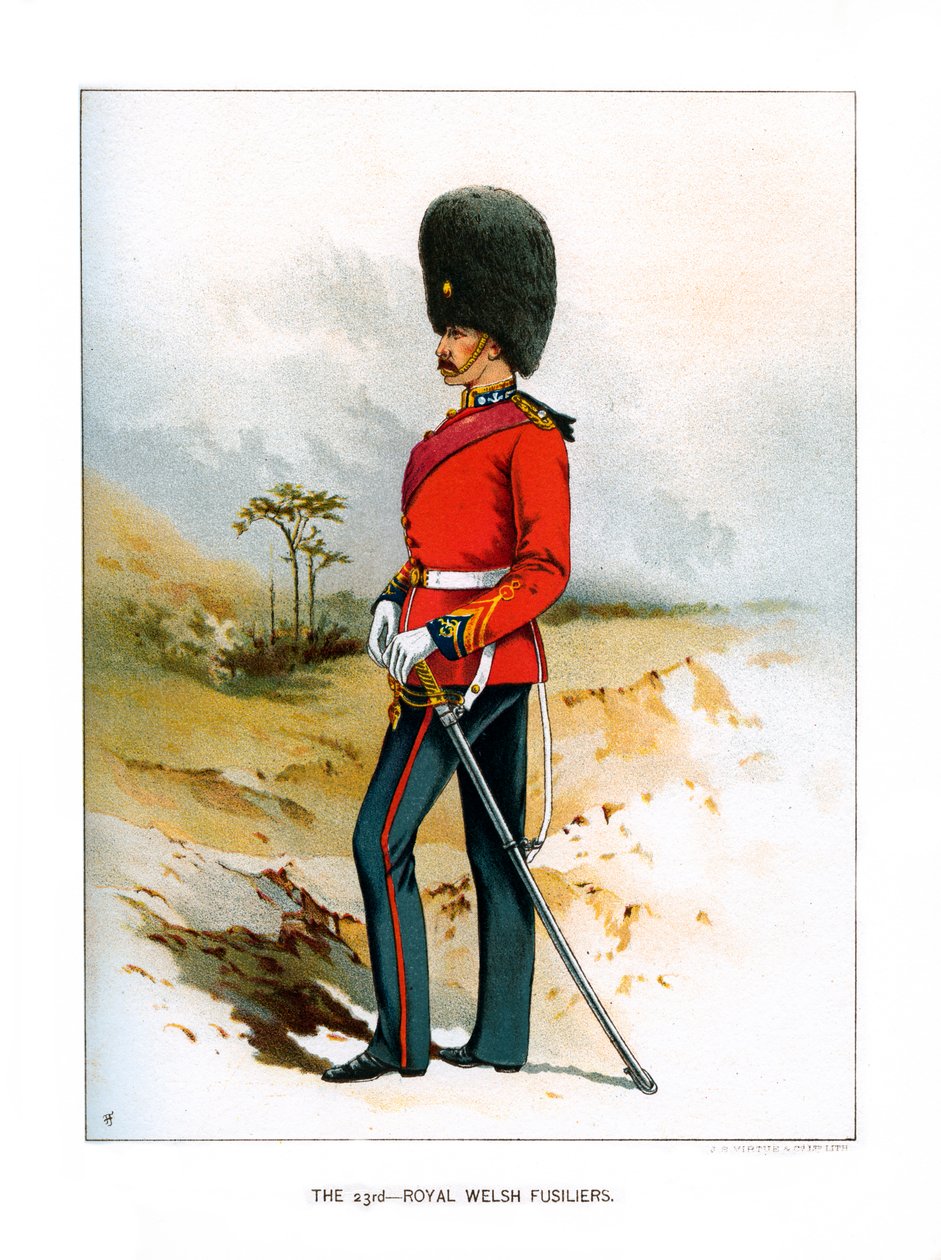 23º Fusileiro Real de Gales, c1890 de Unbekannt
