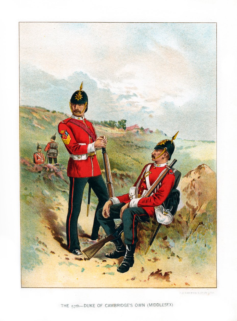 O 57º Duque de Cambridges possui Middlesex, c1890 de Unbekannt