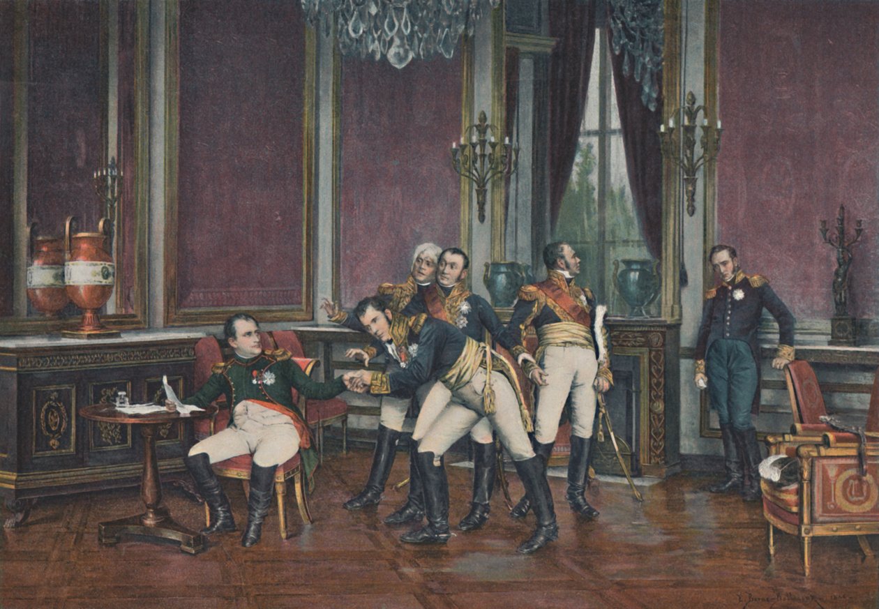 A abdicação, Fontainebleau, 6 de abril de 1814, 1896 de Unbekannt