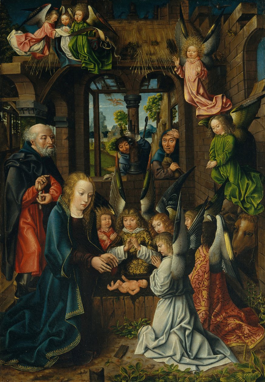 A Adoração do Menino Jesus, possivelmente 1496-1502. de Unbekannt