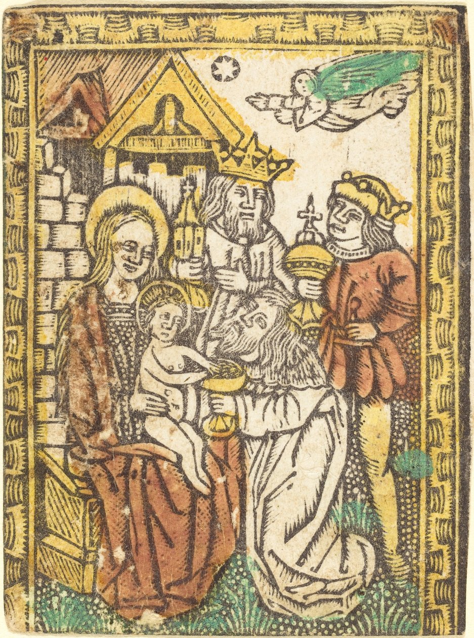 A Adoração dos Magos, c. 14701480. de Unbekannt