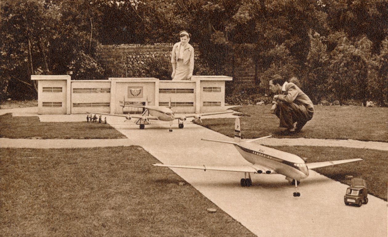 O aeroporto, a vila modelo, West Cliff, Ramsgate, Kent, c1950s de Unbekannt