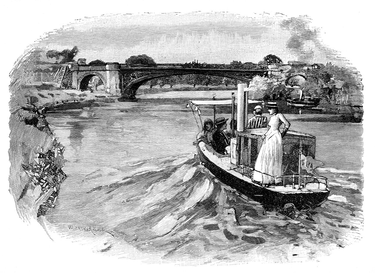 A ponte de Albert, Windsor, Berkshire de Unbekannt