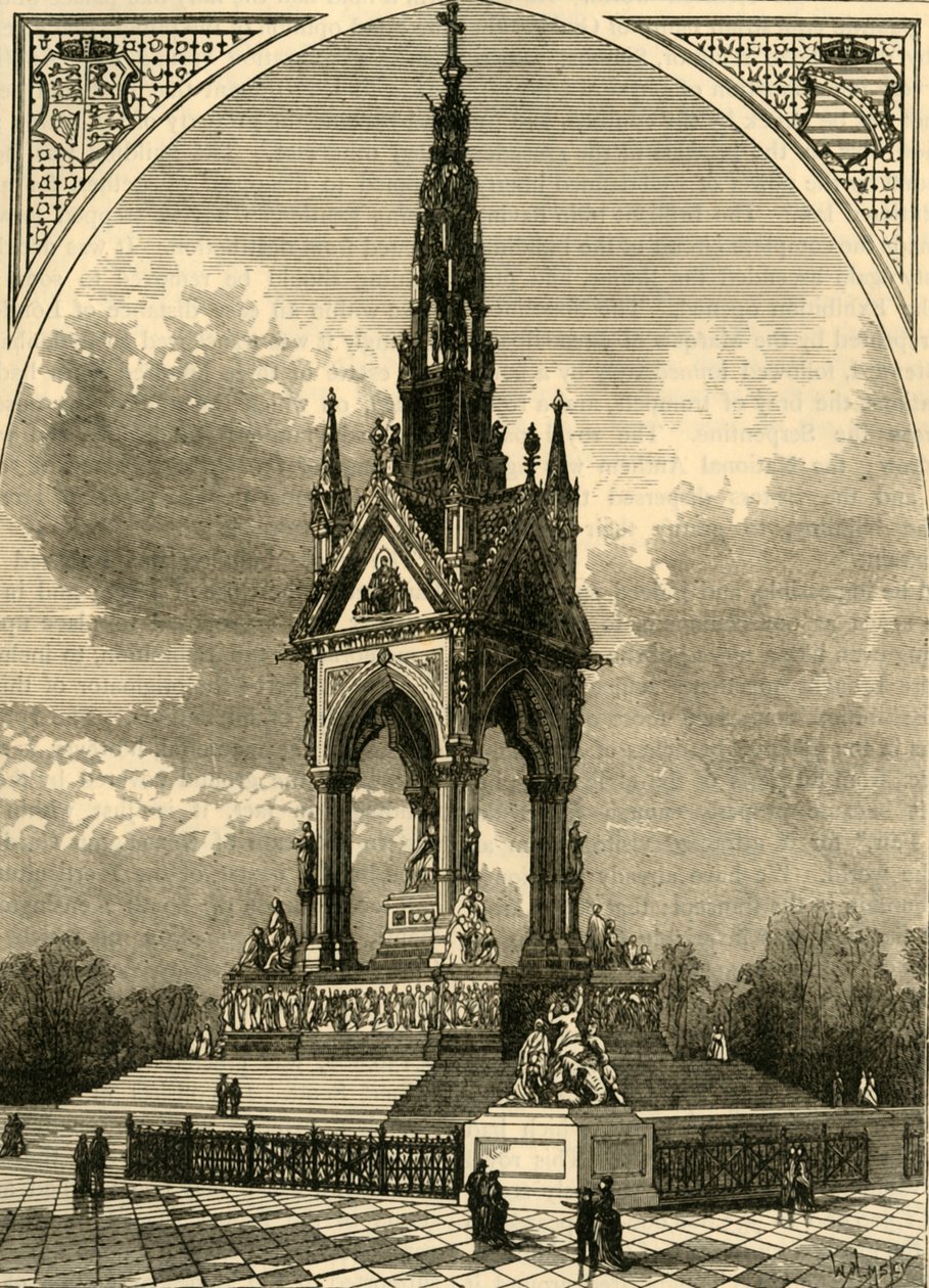 Albert Memorial, c1876. de Unbekannt