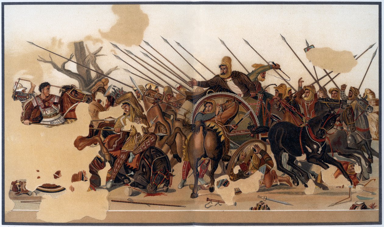 O mosaico de Alexander, c79 dC, 1902 de Unbekannt