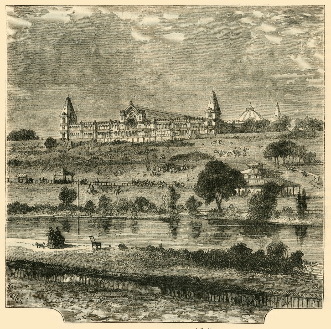 Alexandra Palace 1876, c1876. de Unbekannt