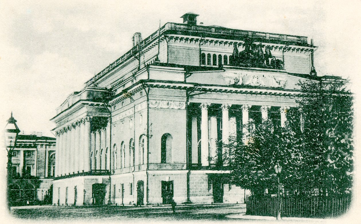 Teatro Alexandrinsky, São Petersburgo, Rússia, década de 1890 de Unbekannt