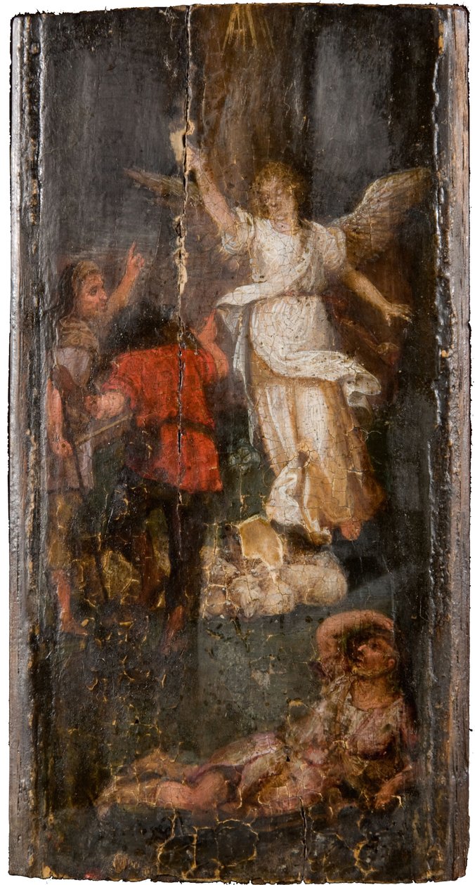 O anjo que aparece aos pastores, 1500-1600. de Unbekannt
