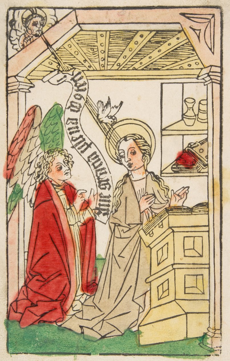 A Anunciação, c. 1460-70. de Unbekannt