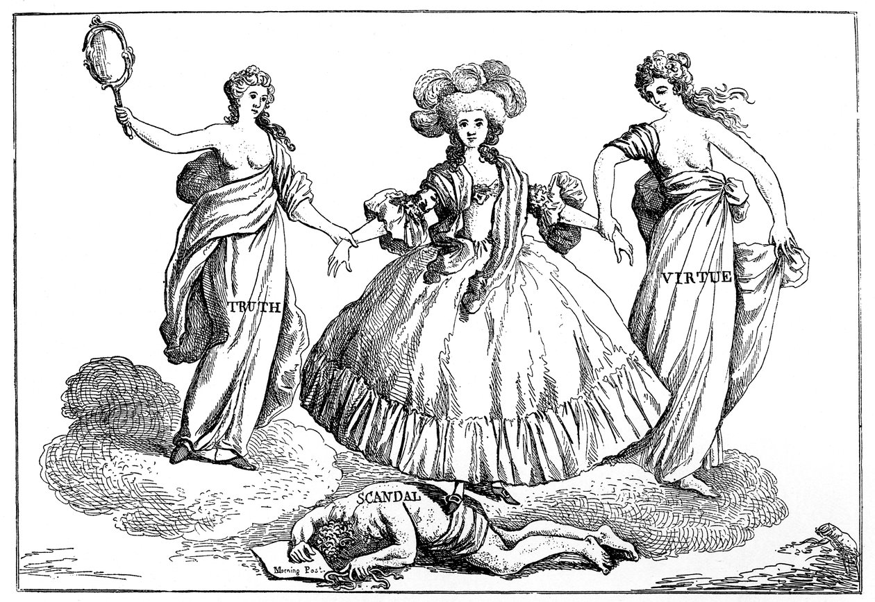 A apoteose da duquesa de Devonshire, 1784 de Unbekannt