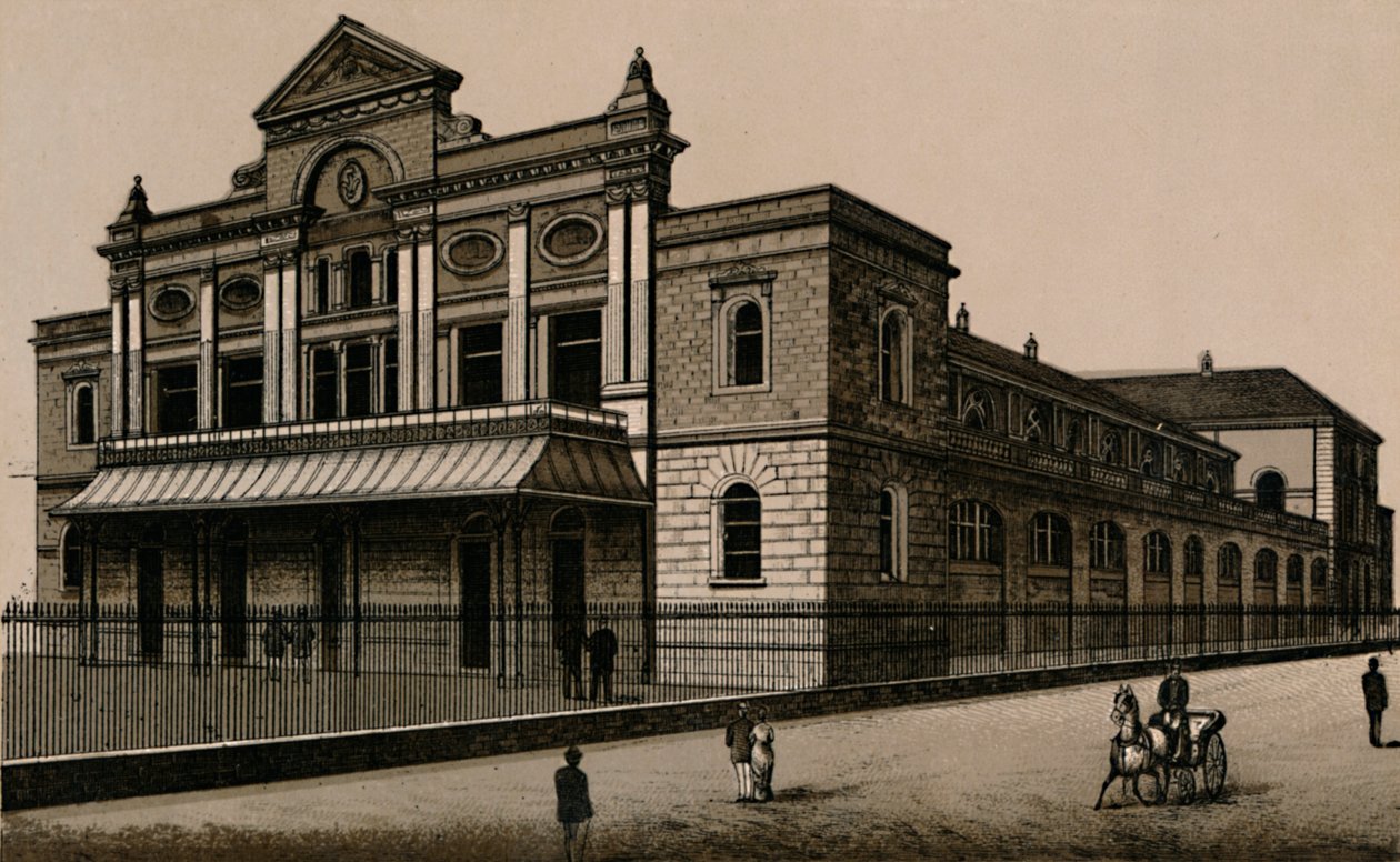 O aquário, Yarmouth, c1880. de Unbekannt