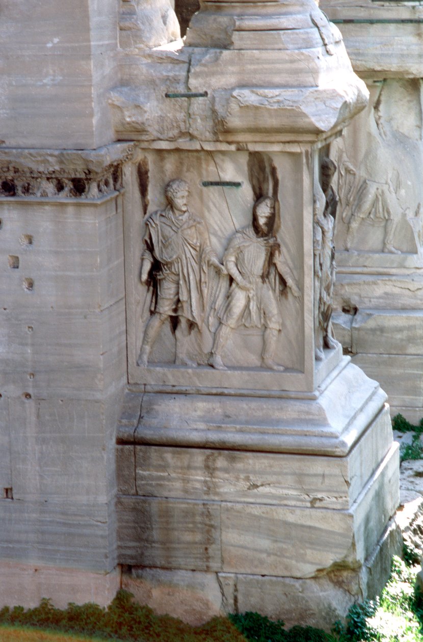 O Arco de Septimus Severus, Roma, 203 dC de Unbekannt