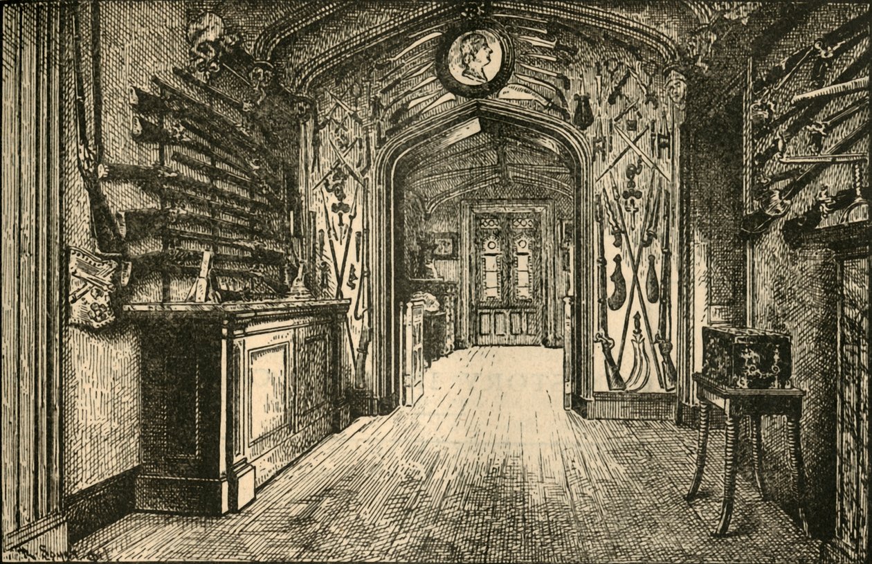 O Arsenal em Abbotsford, 1882. de Unbekannt