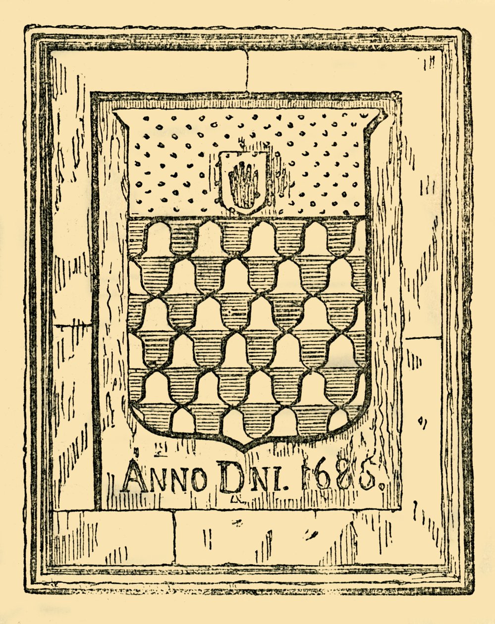 Os braços de Tichborne, 1881. de Unbekannt