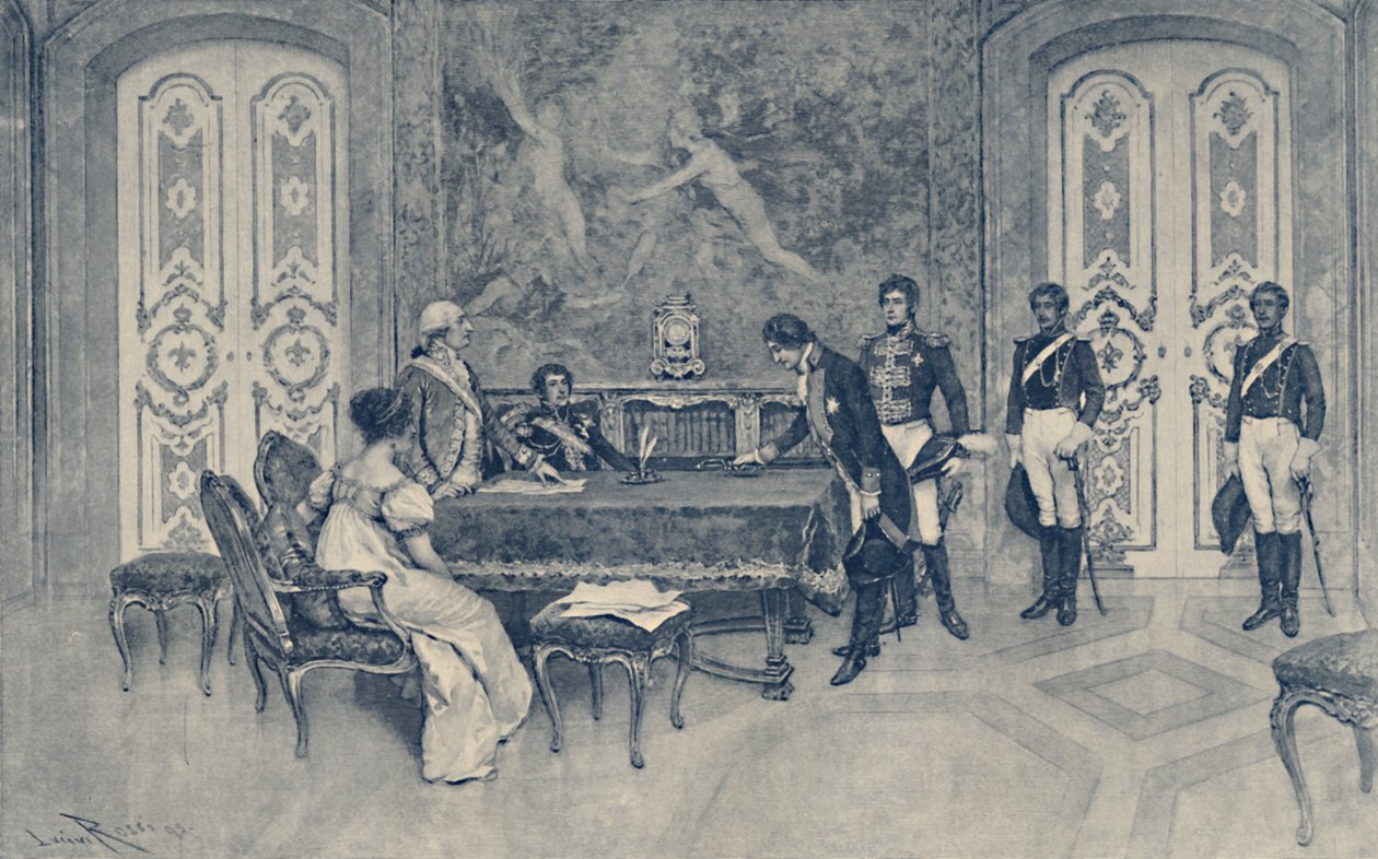 A prisão de Fernando, 1807, 1896. de Unbekannt