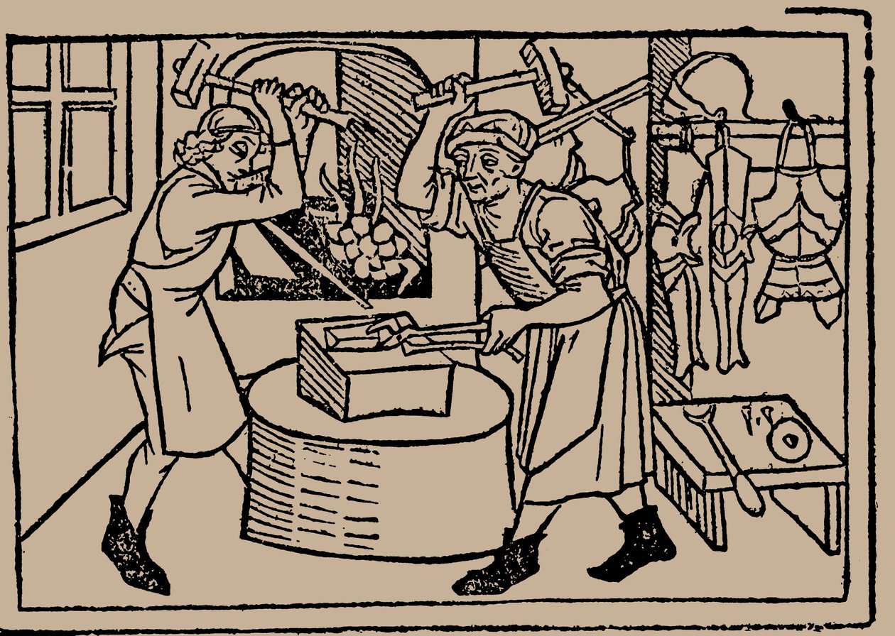 A Arte da Ferraria. Do espelho de seres humanos vida por Rodrigo Zamora, 1479. de Unbekannt