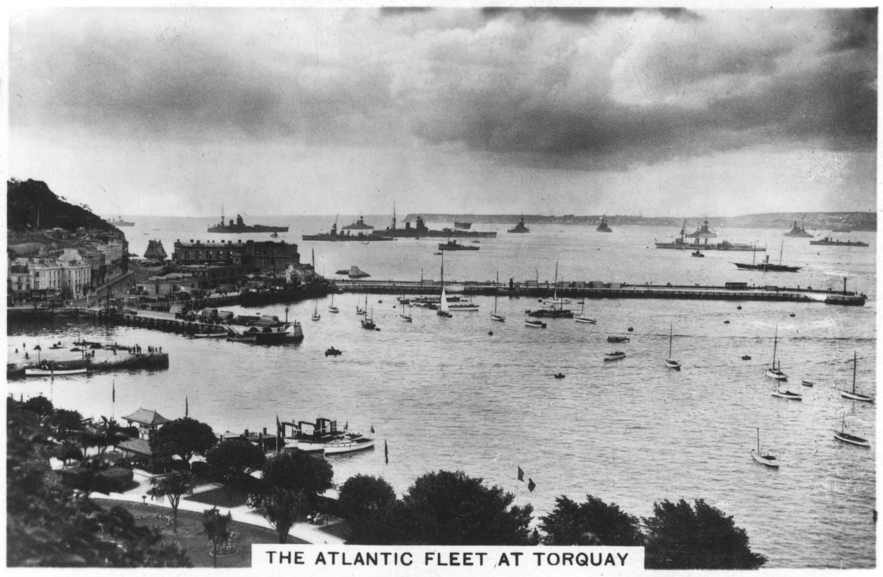 A frota do Atlântico em Torquay, 1936 de Unbekannt