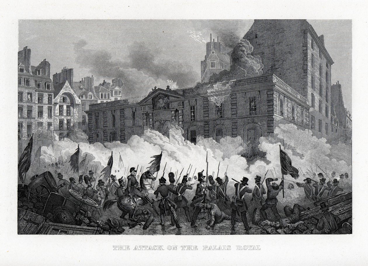 O ataque ao palácio real, 1882 de Unbekannt