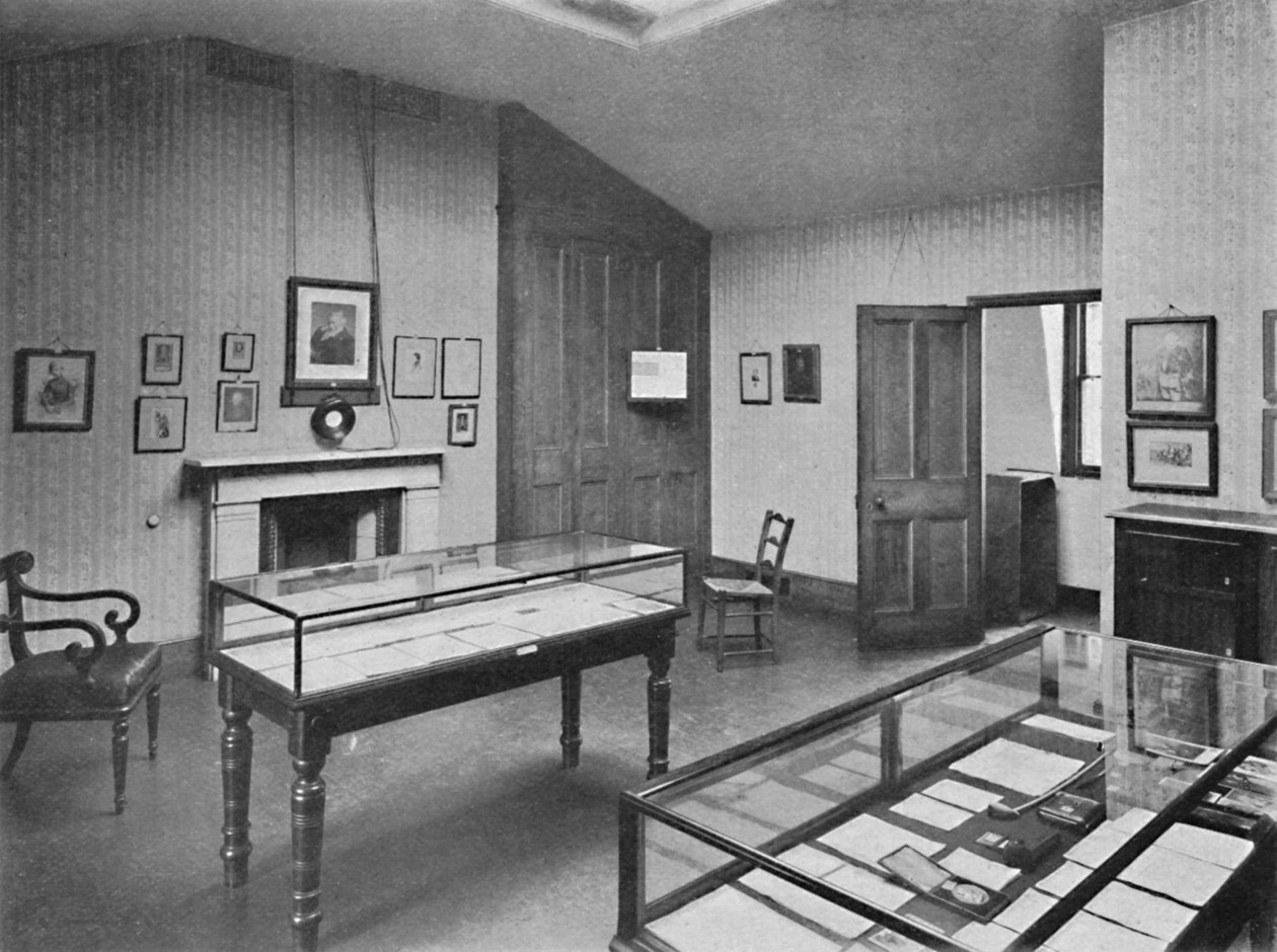 O Estudo do Sótão, Carlyle House, Chelsea, 1904 de Unbekannt